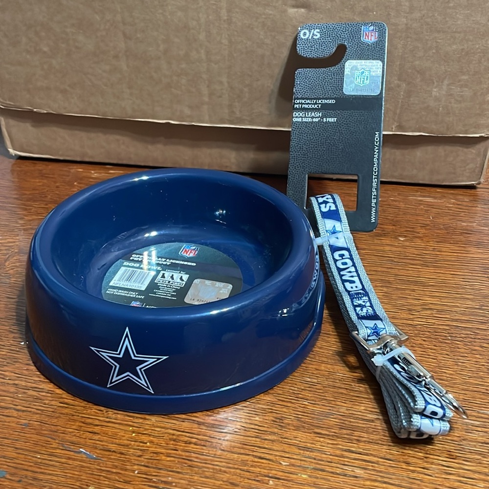 Dallas Cowboys Dog Leash, one size - 5 feet